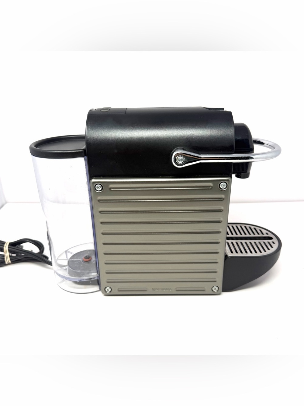 Nespresso Pixie Type C60 Espresso Coffee Capsule Pod Machine Maker Gunmetal Gray